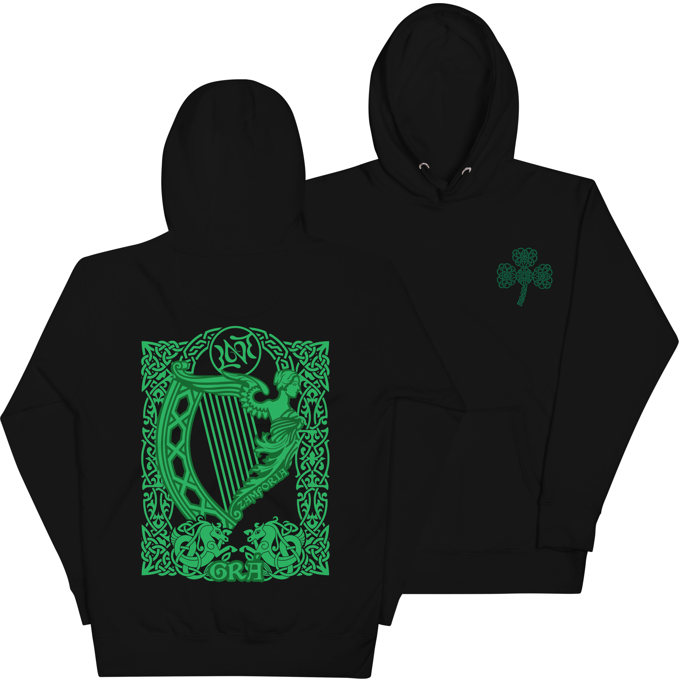 Embroidered, Celtic Knot Hoodie