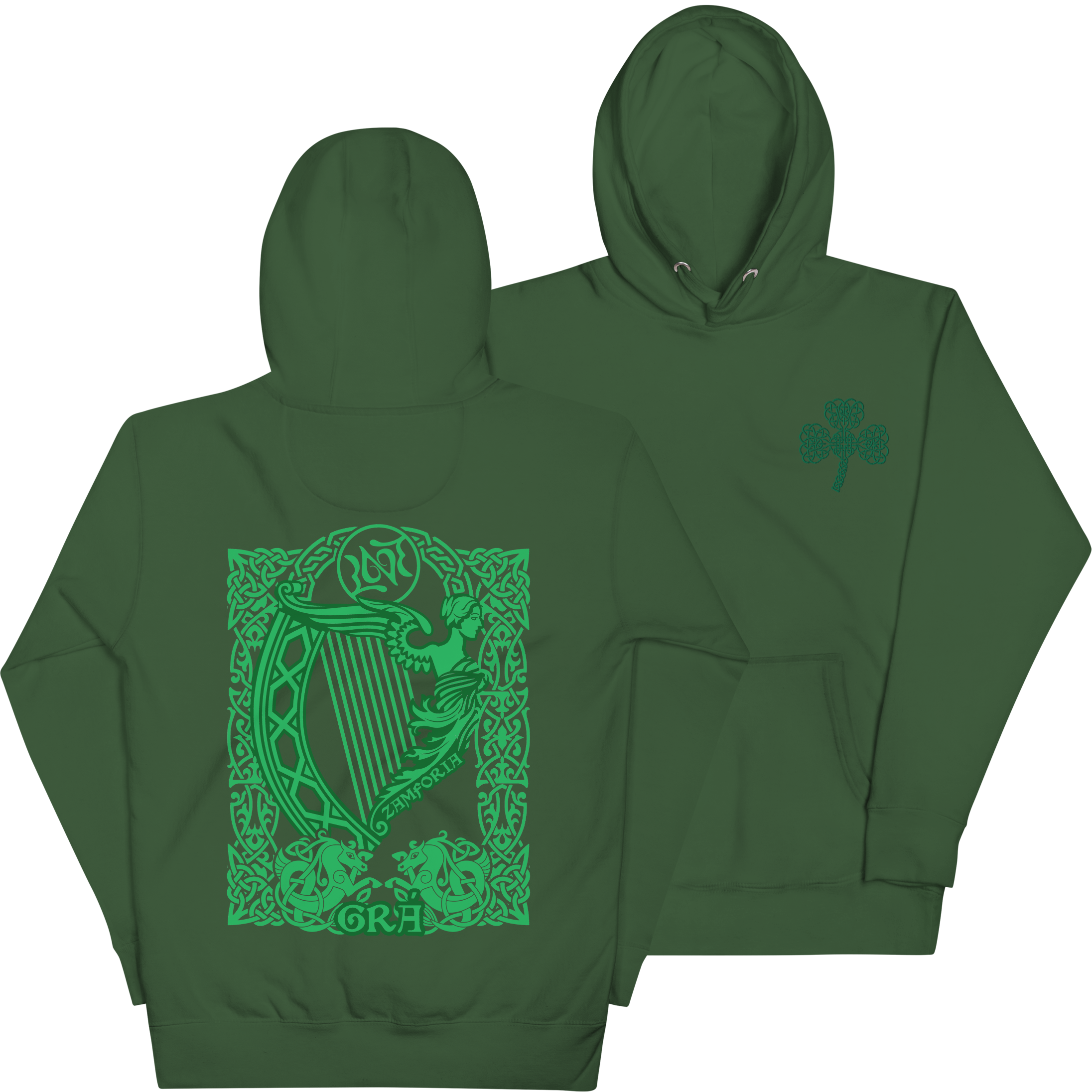 Embroidered, Celtic Knot Hoodie