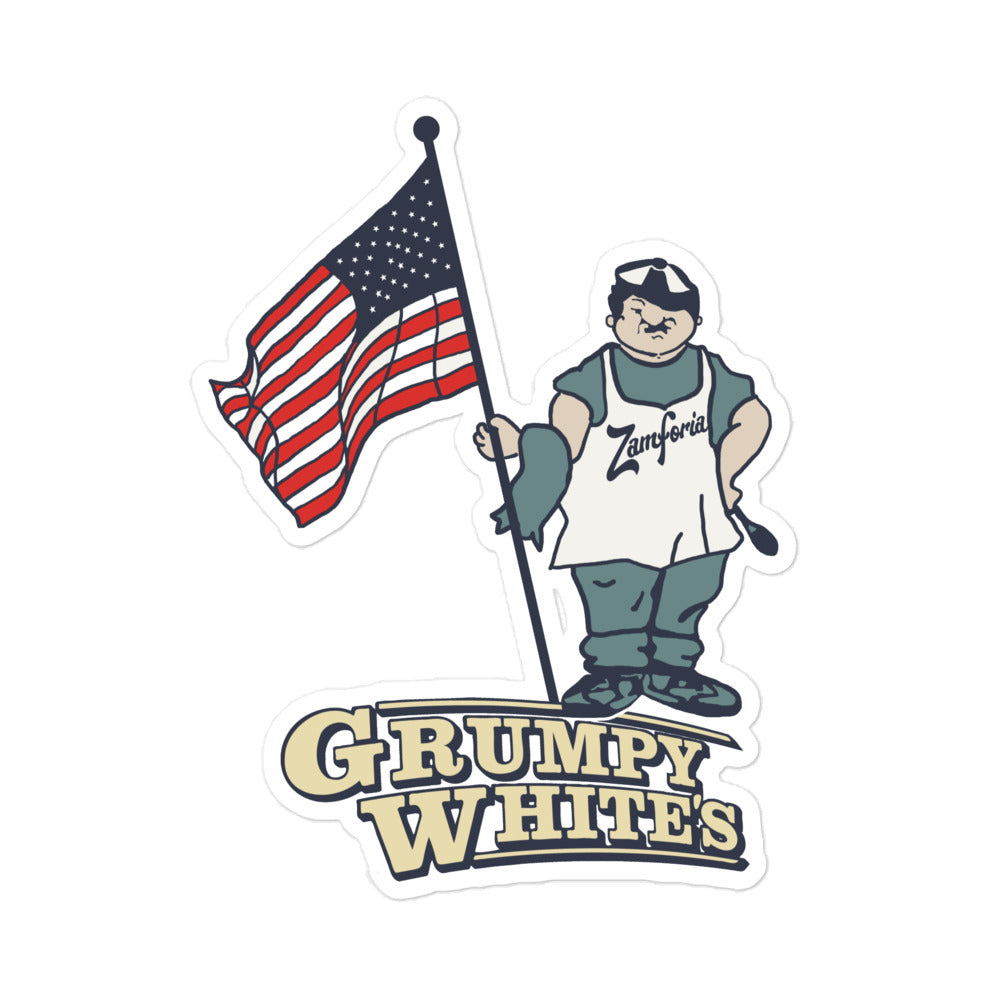Grumpy White's Sticker