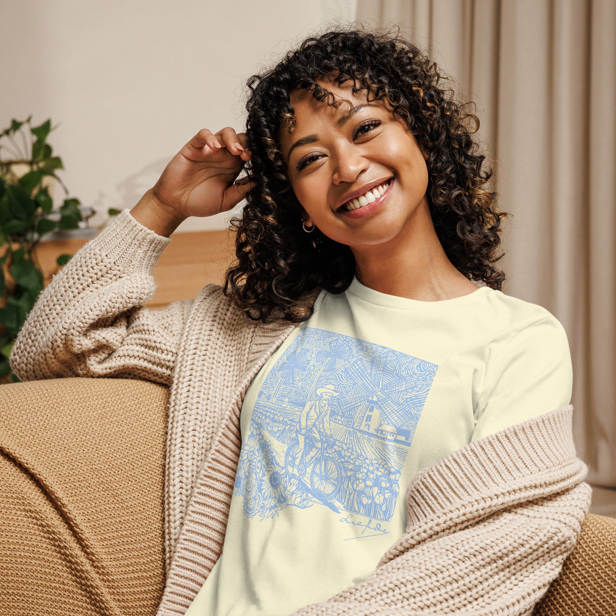 Van Gogh, Women's Relaxed Fit, Love in Dutch