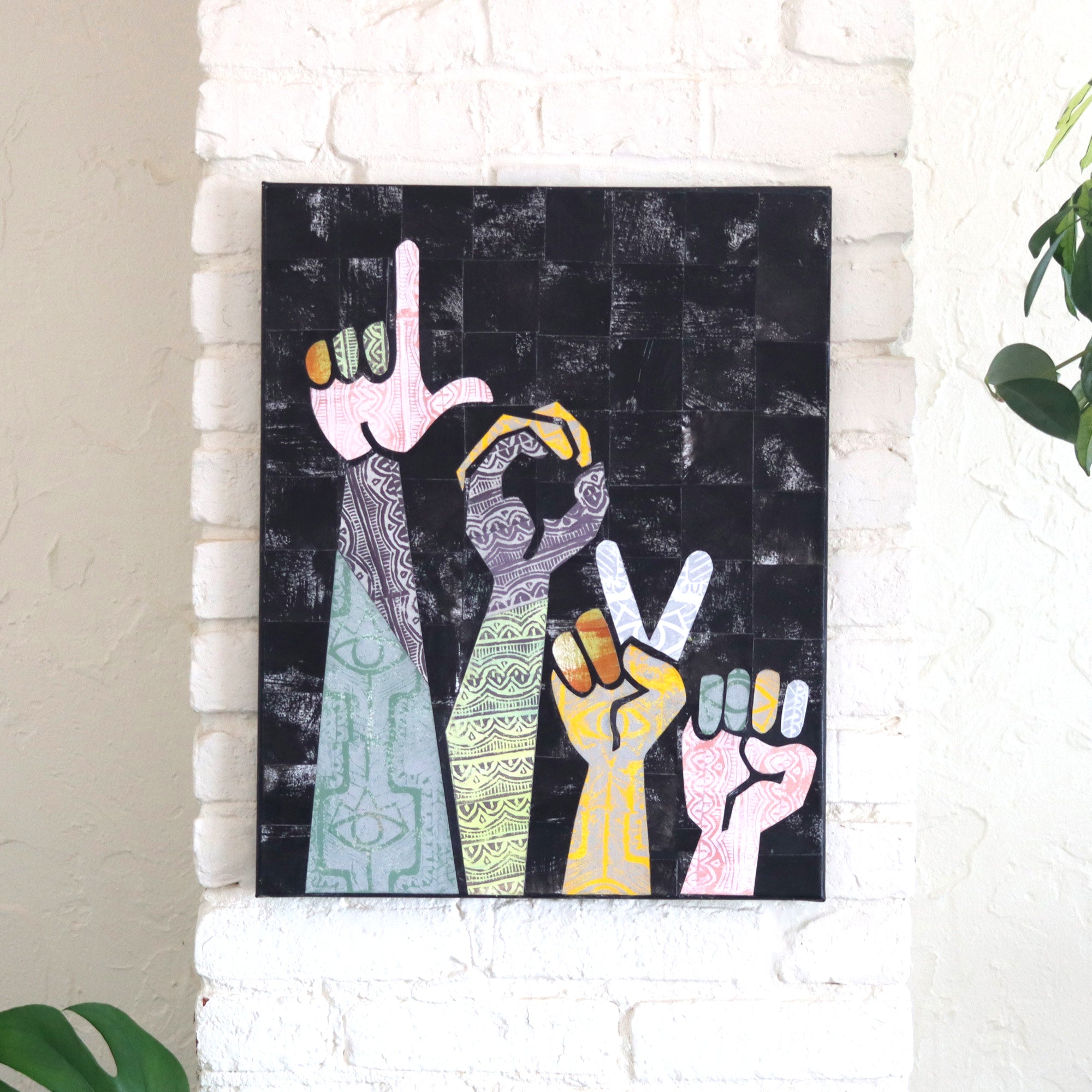 Original Painting - Love in Sign Language