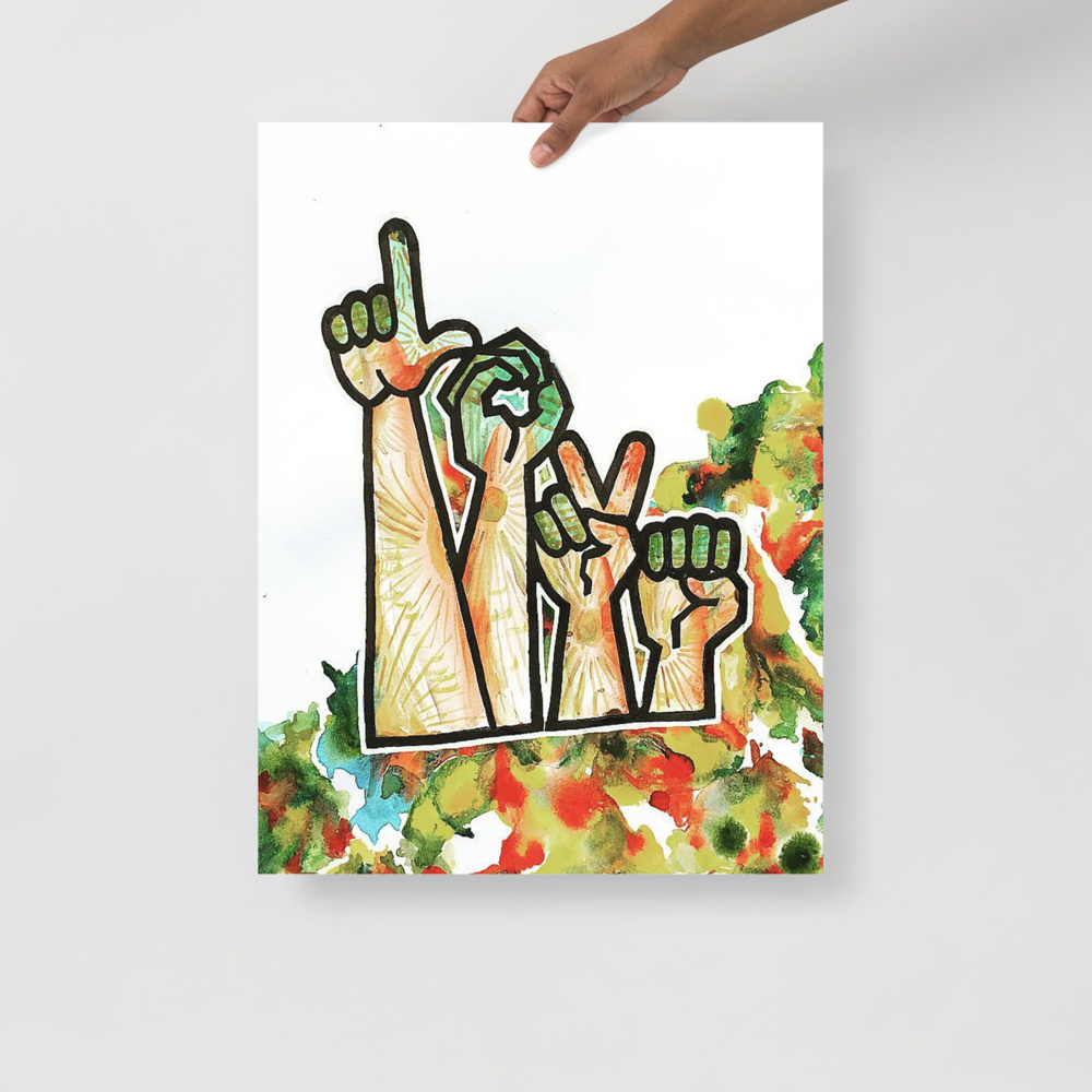 Love in Sign Language, Poster Slant