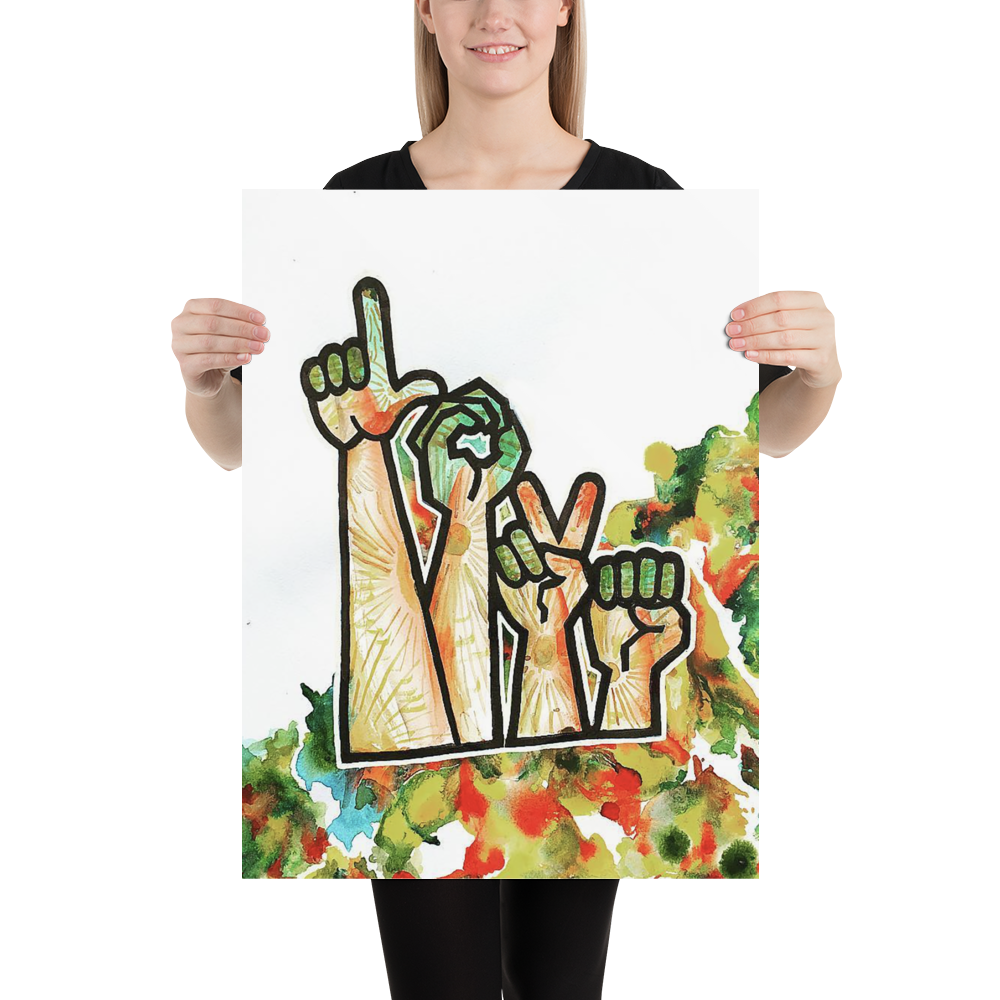 Love in Sign Language, Poster Slant